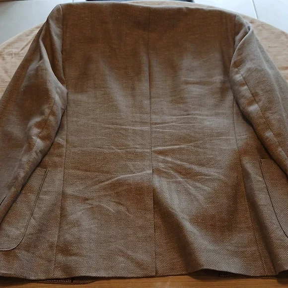 Men's Beige Staffford 44R Blazer - Picture 8 of 8